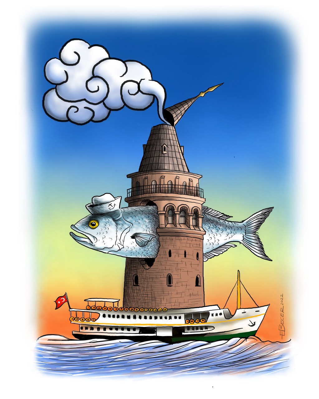 1. İstanbul İllüstrasyon Günleri İstanbul İllüstrasyonları